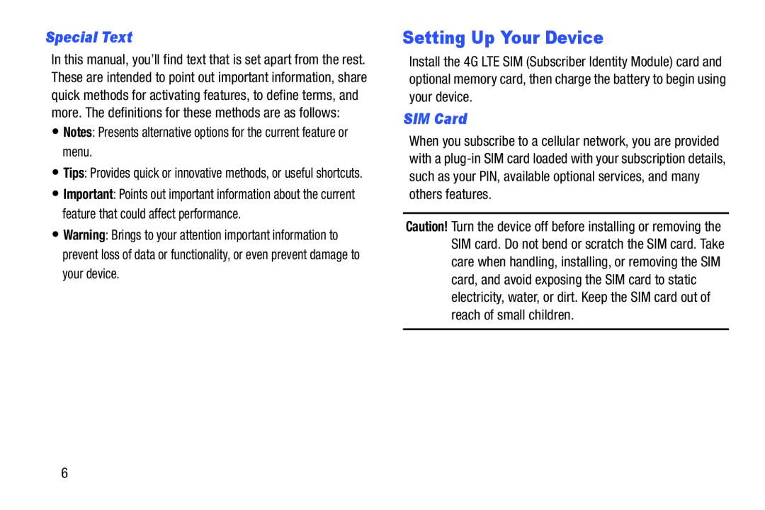 Setting Up Your Device Galaxy Note 10.1 Verizon