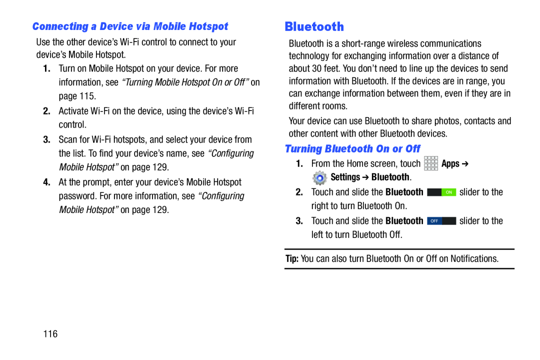 Connecting a Device via Mobile Hotspot Galaxy Note 10.1 Verizon