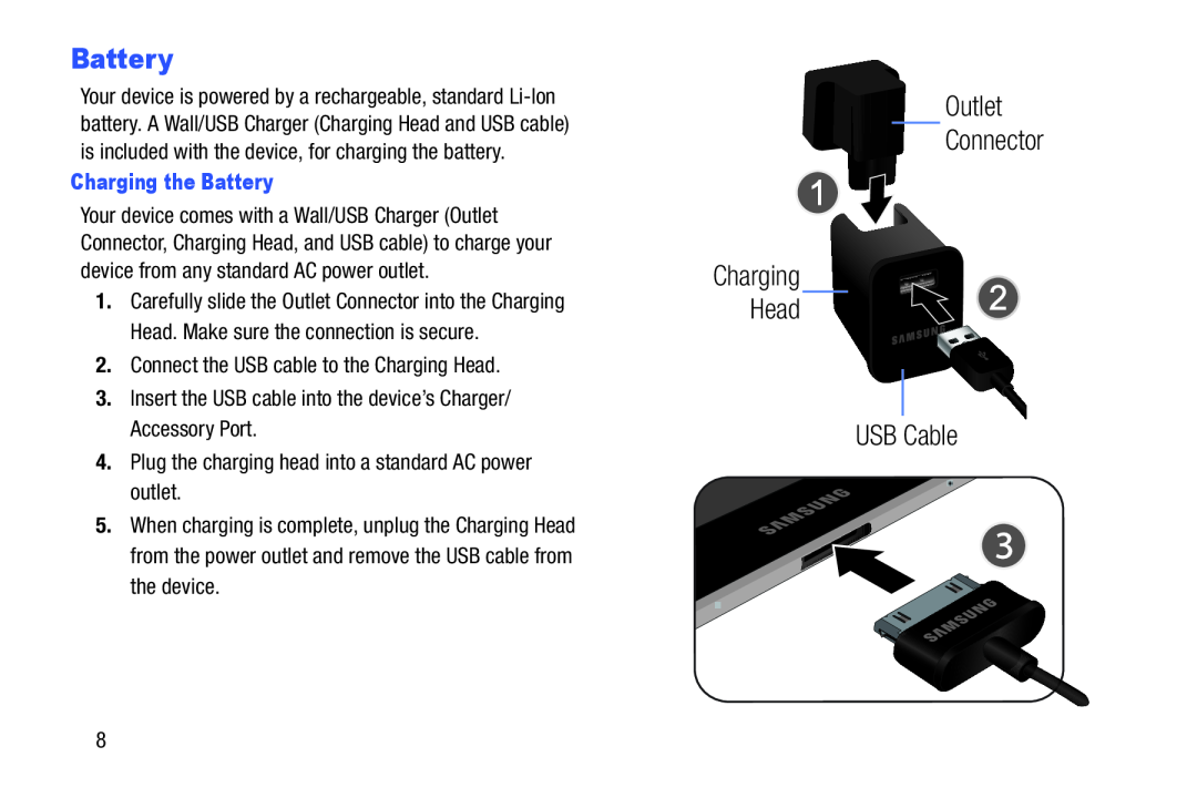 Battery Galaxy Note 10.1 Verizon