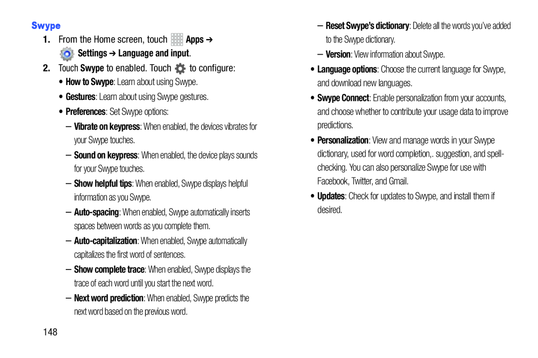 Settings ➔ Language and input Galaxy Note 10.1 Verizon