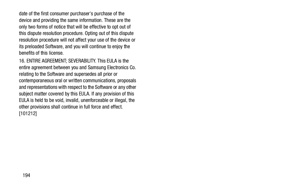 16.ENTIRE AGREEMENT; SEVERABILITY. This EULA is the