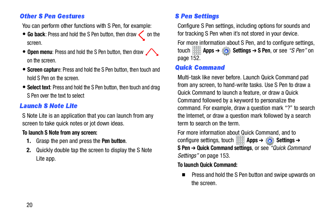 Launch S Note Lite Galaxy Note 10.1 Verizon