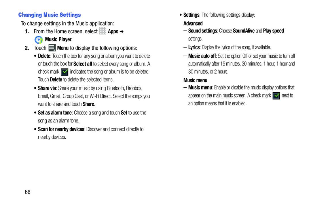 Changing Music Settings Galaxy Note 10.1 Verizon