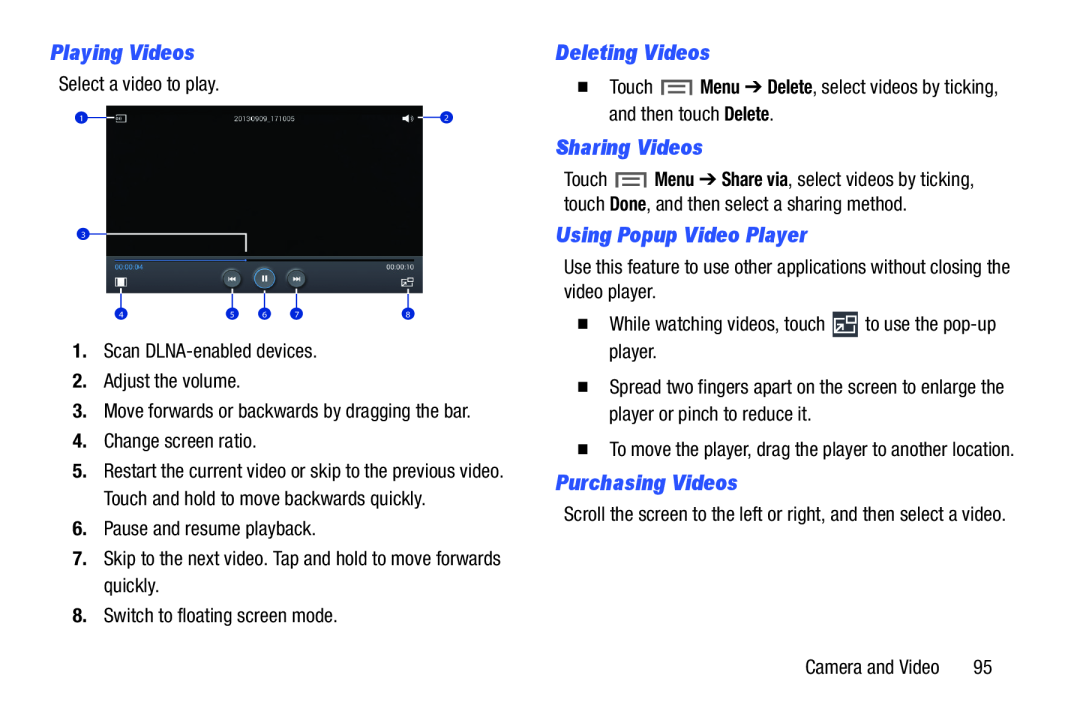 Deleting Videos Galaxy Note 10.0 Wi-Fi