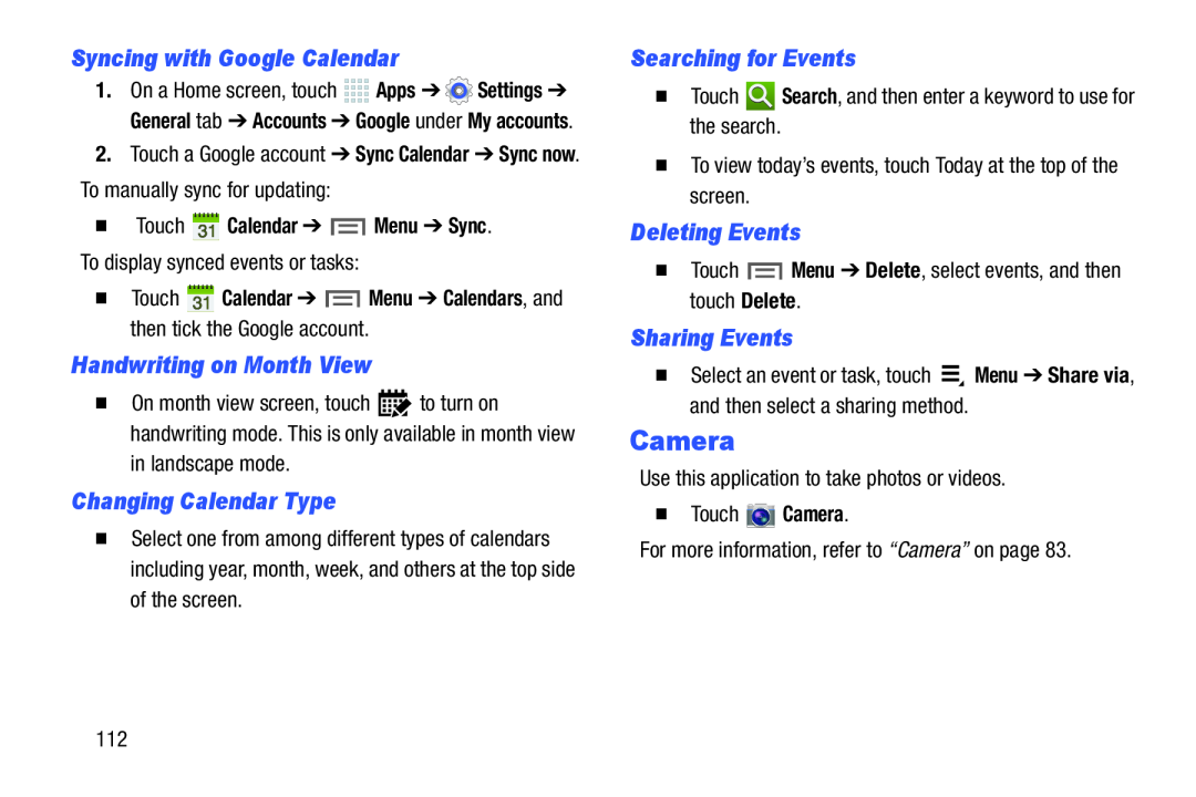 Changing Calendar Type Galaxy Note 10.0 Wi-Fi