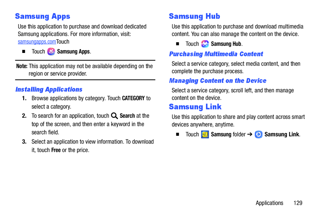 Purchasing Multimedia Content Managing Content on the Device