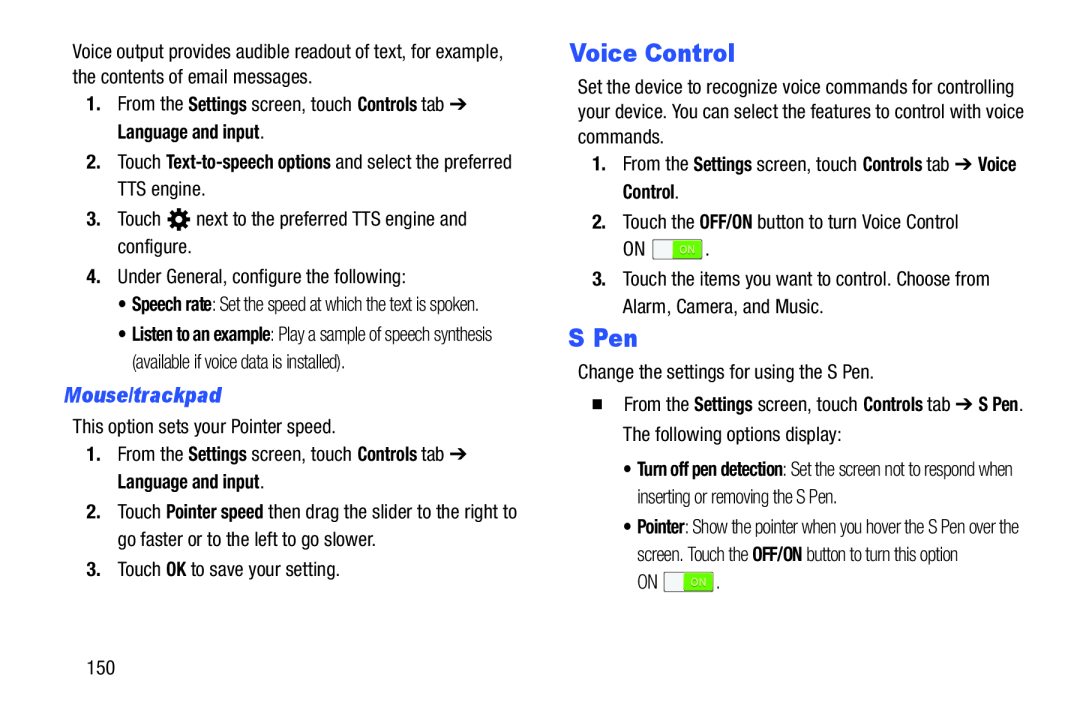 Voice Control Galaxy Note 10.0 Wi-Fi