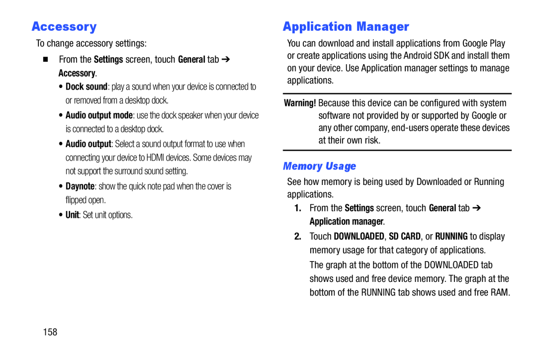 Application Manager Galaxy Note 10.0 Wi-Fi