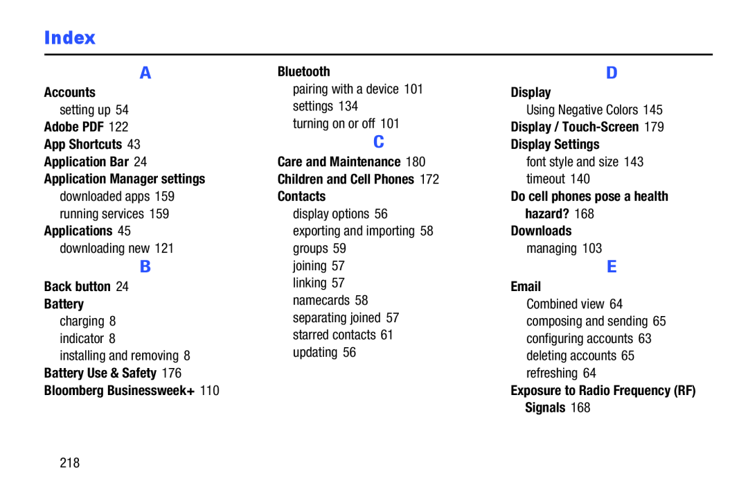 Index Galaxy Note 10.0 Wi-Fi