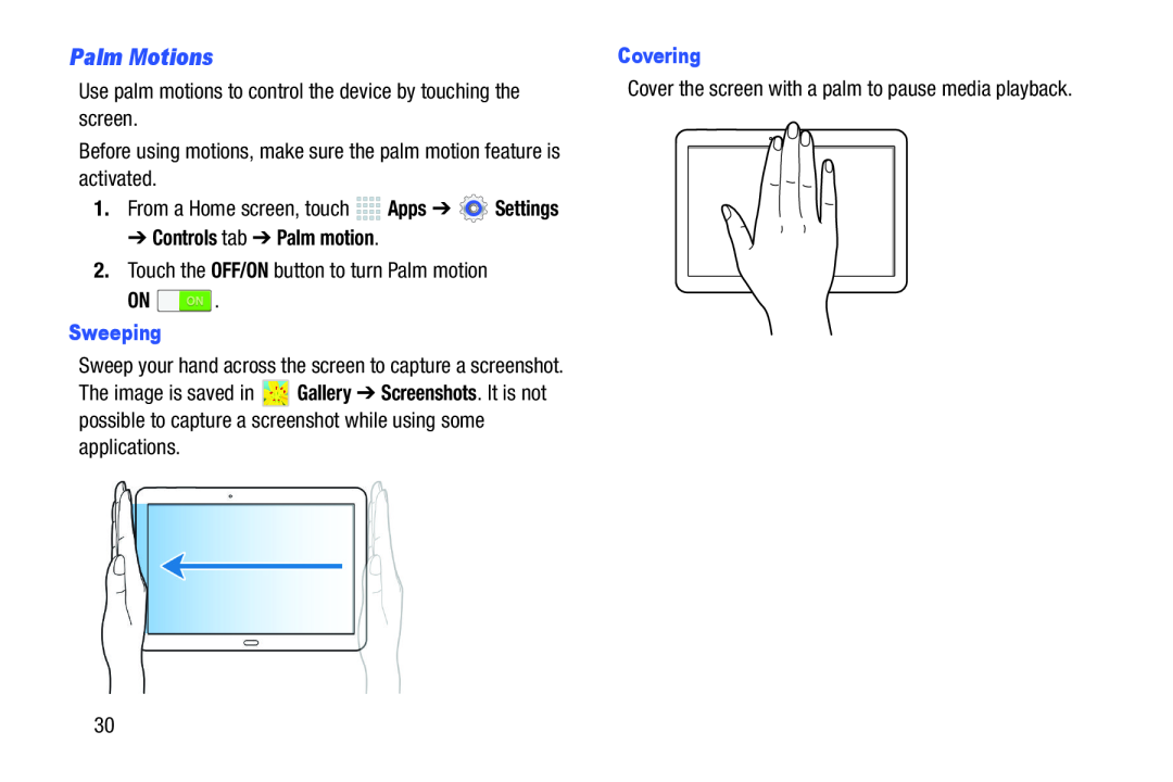 Palm Motions