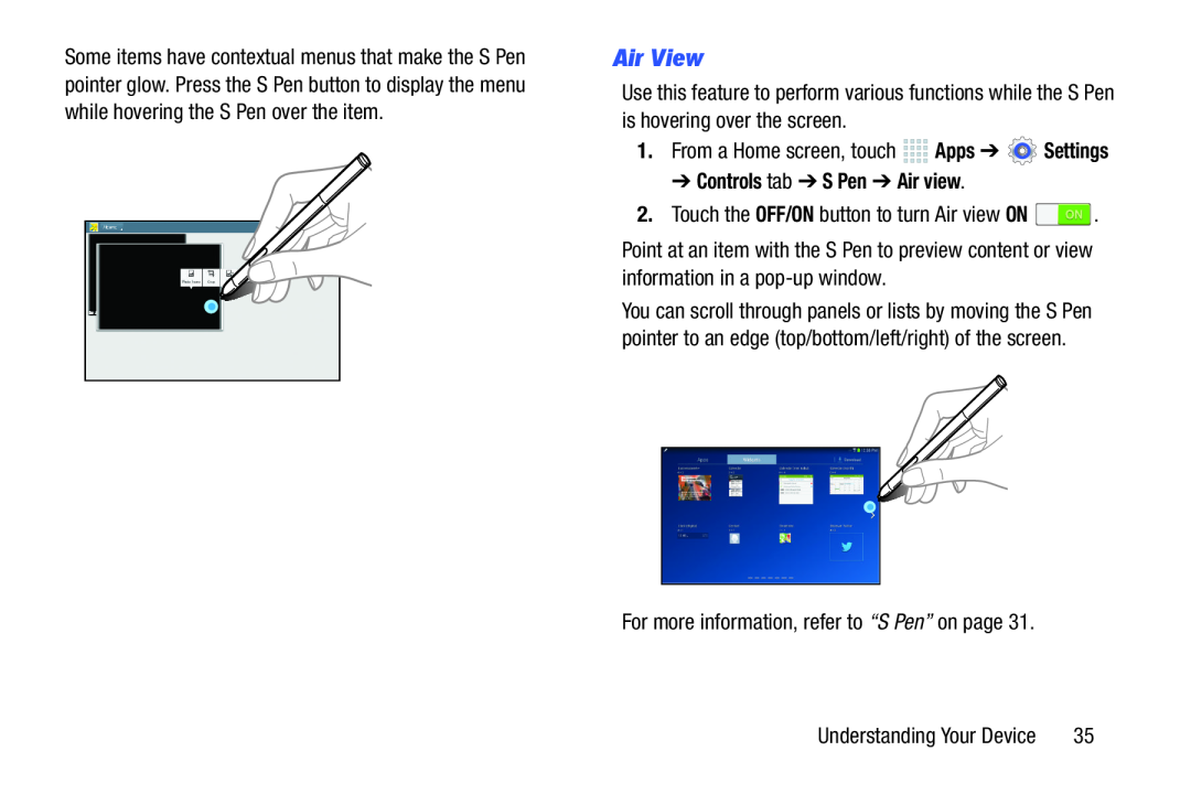 Air View Galaxy Note 10.0 Wi-Fi