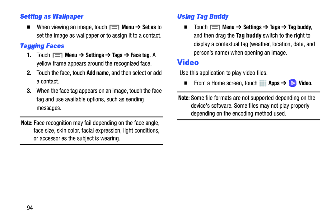 Tagging Faces Galaxy Note 10.0 Wi-Fi