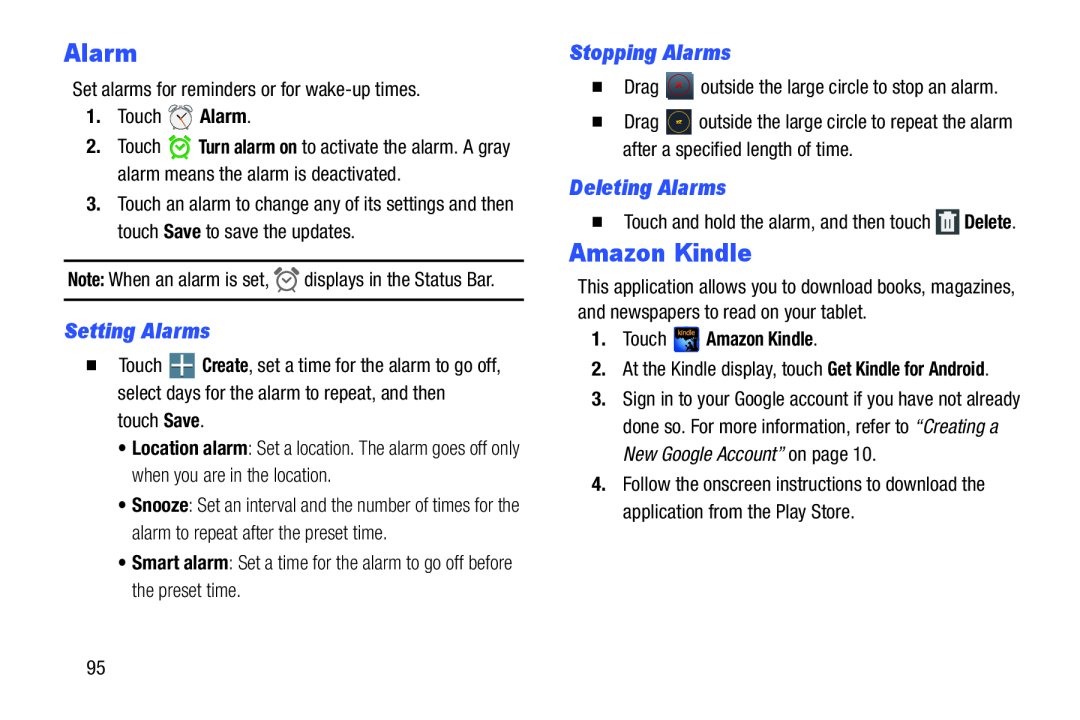 Stopping Alarms Galaxy Note 8.0 AT&T