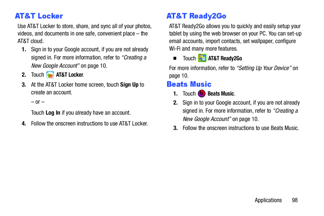 AT&T Ready2Go Galaxy Note 8.0 AT&T