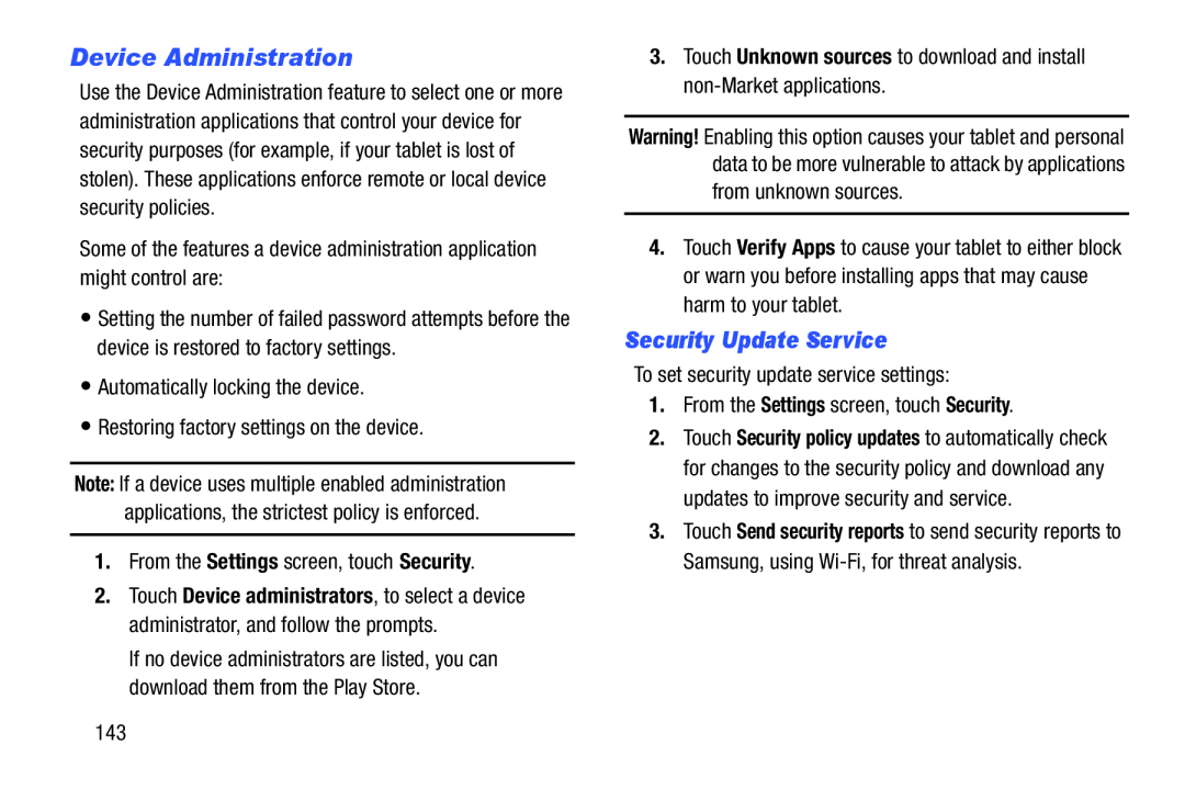 Security Update Service Galaxy Note 8.0 AT&T