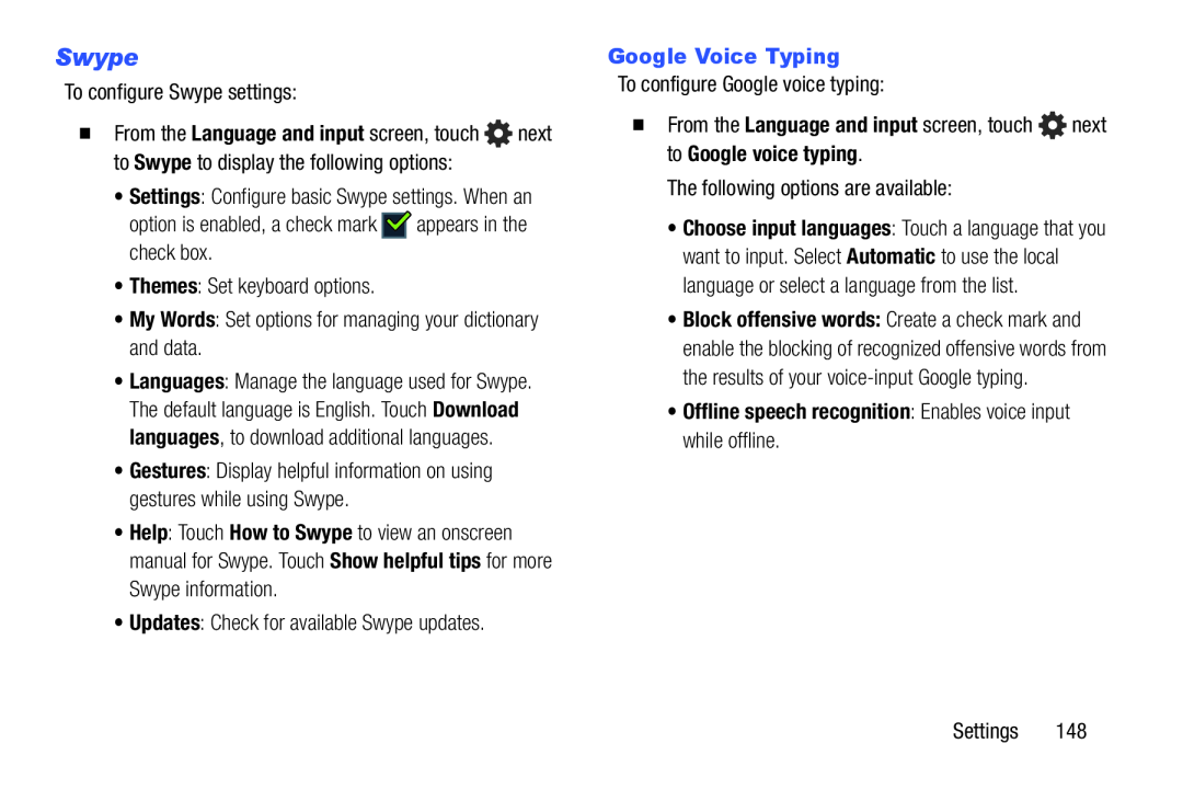 Swype Galaxy Note 8.0 AT&T