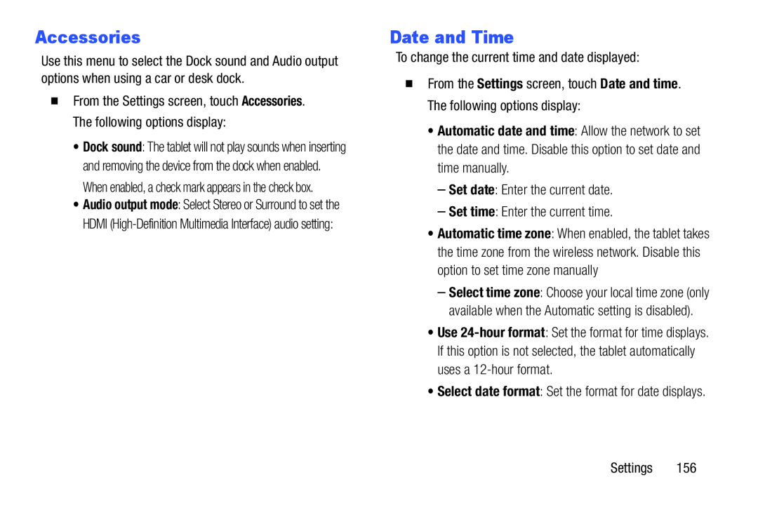 Date and Time Galaxy Note 8.0 AT&T