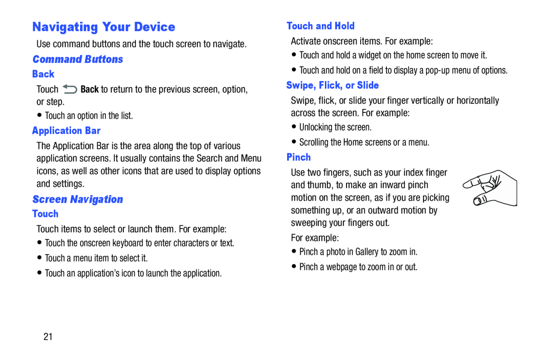 Screen Navigation Galaxy Note 8.0 AT&T