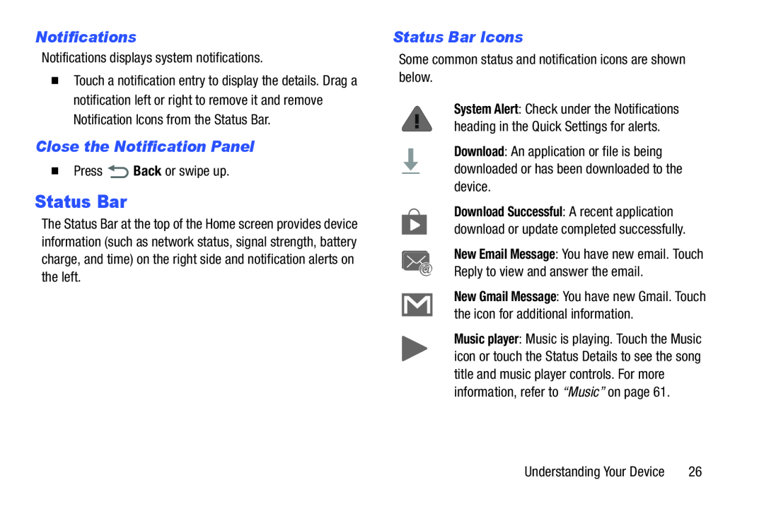 Status Bar Icons Galaxy Note 8.0 AT&T