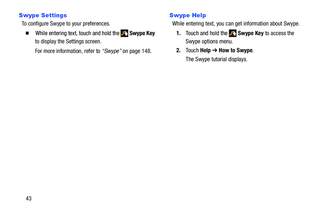 to display the Settings screen Galaxy Note 8.0 AT&T