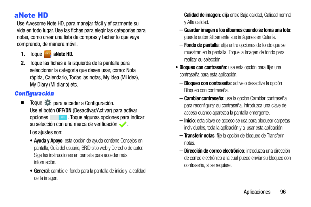 aNote HD Galaxy Note 8.0 AT&T