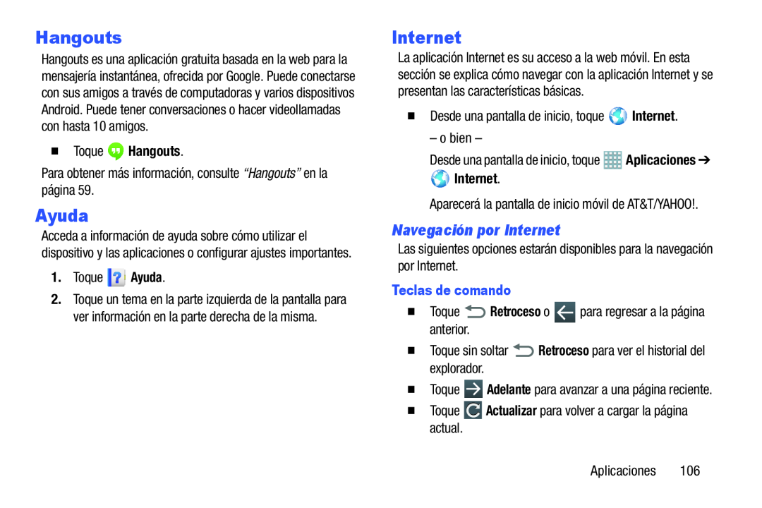 Navegación por Internet Galaxy Note 8.0 AT&T