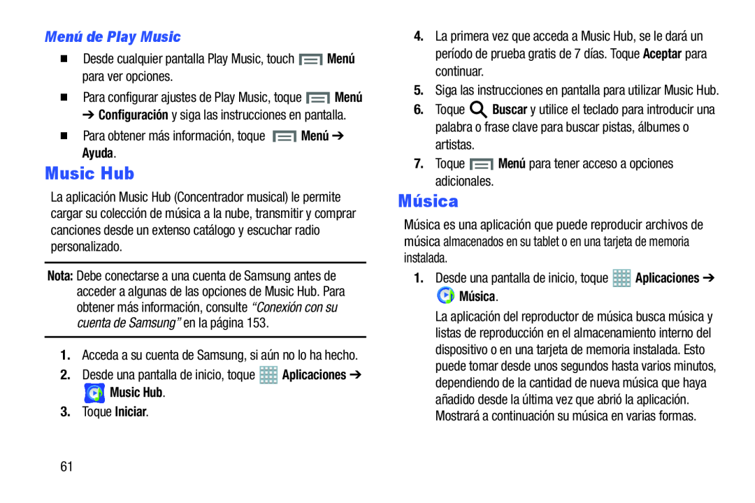 Music Hub Galaxy Note 8.0 AT&T