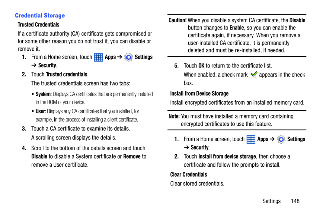 Clear Credentials Galaxy Note 8.0 Wi-Fi