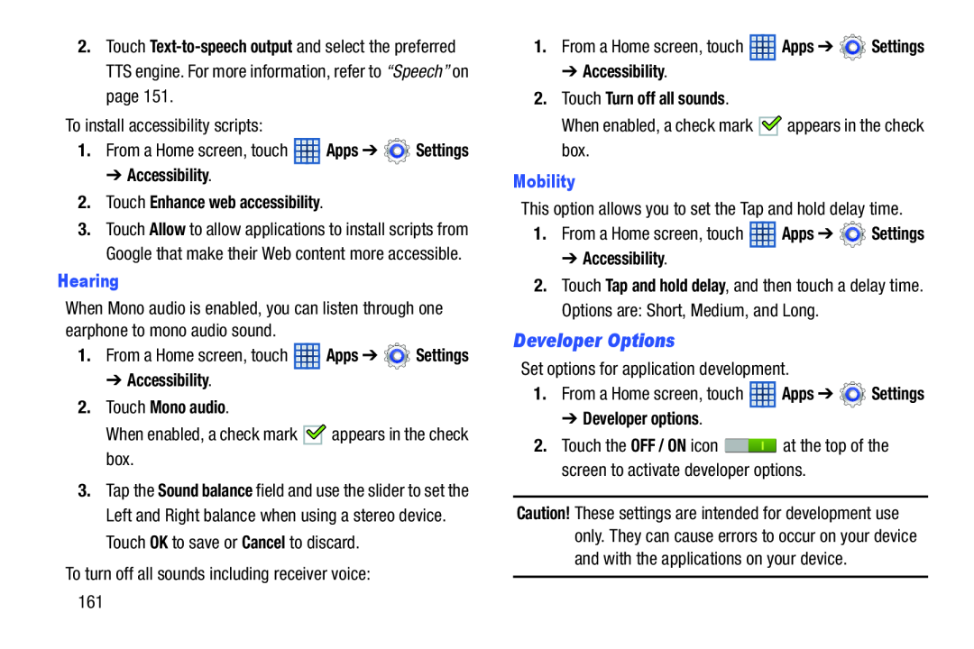 Developer Options Galaxy Note 8.0 Wi-Fi