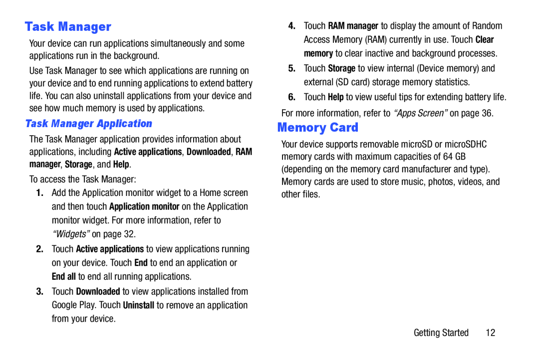 Task Manager Application Galaxy Note 8.0 Wi-Fi