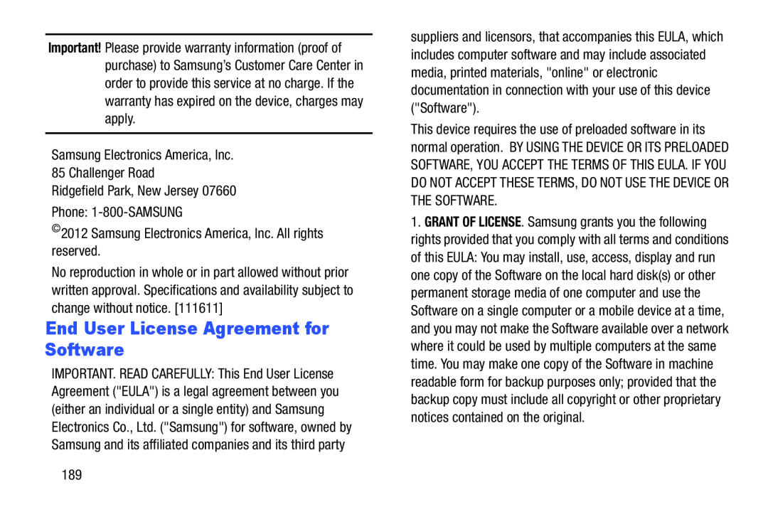 End User License Agreement for Software