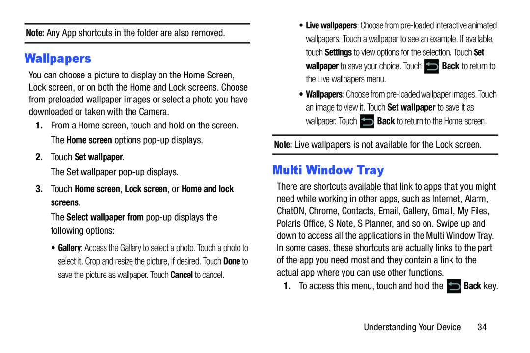 Multi Window Tray Galaxy Note 8.0 Wi-Fi