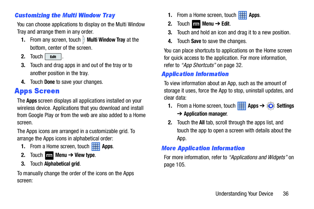 Application Information Galaxy Note 8.0 Wi-Fi