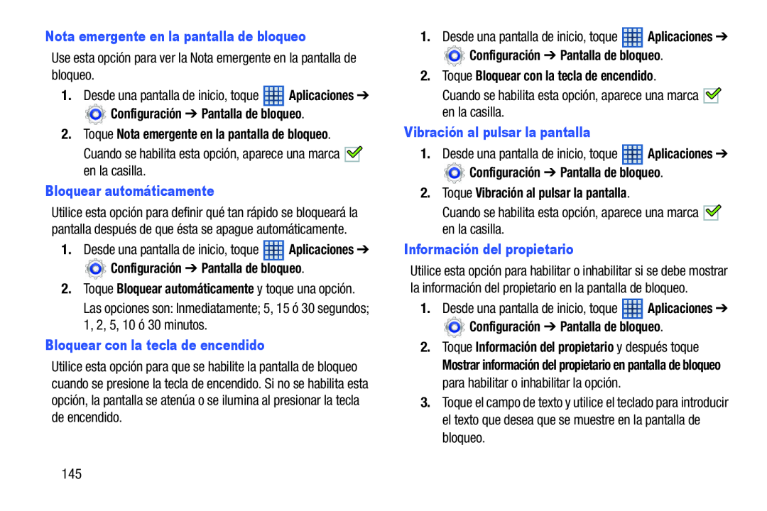 Bloquear automáticamente Galaxy Note 8.0 Wi-Fi