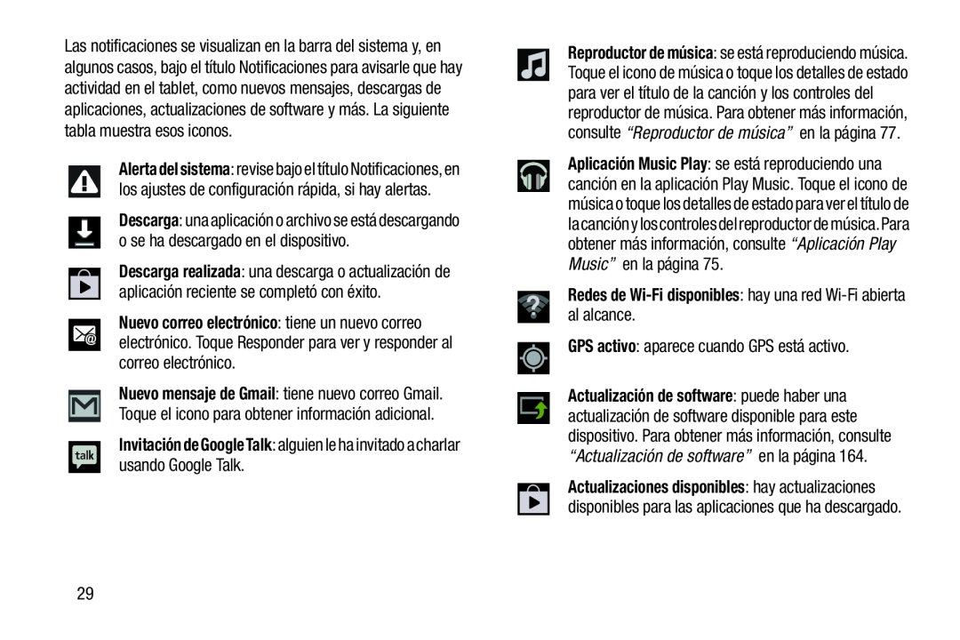 Invitación de Google Talk: alguien le ha invitado a charlar usando Google Talk Redes de Wi-Fidisponibles: hay una red Wi-Fiabierta al alcance