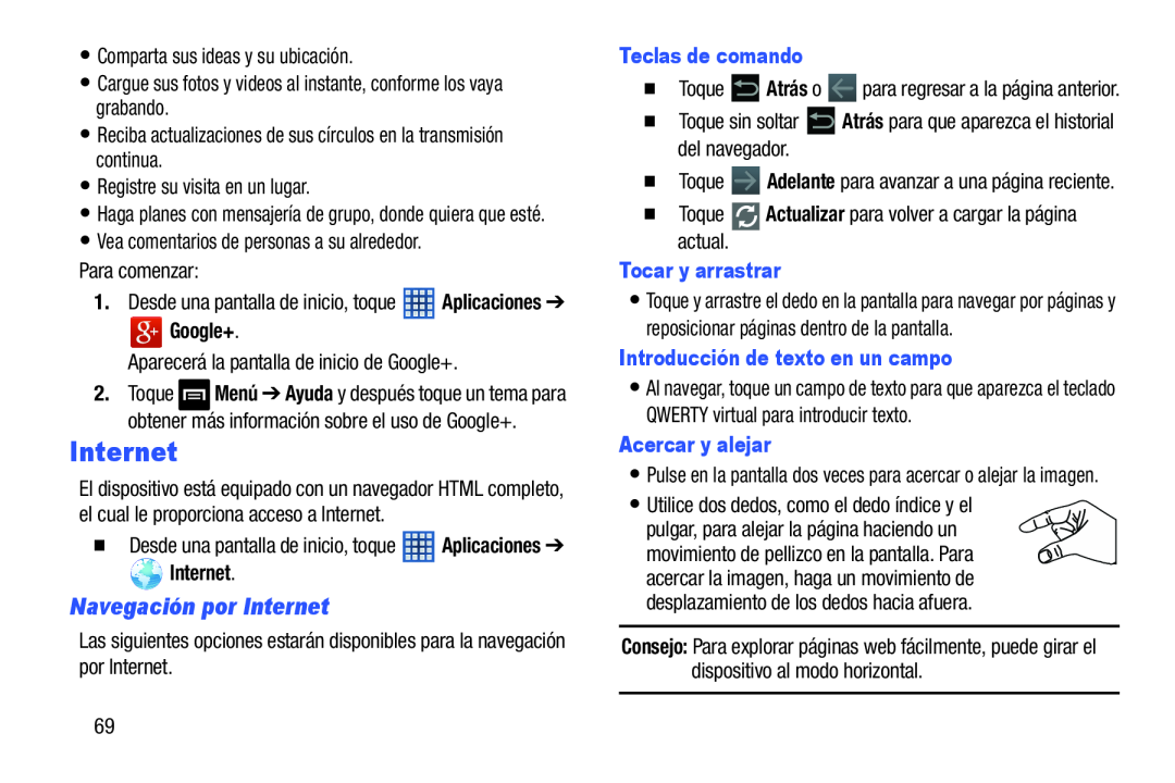 Navegación por Internet Galaxy Note 8.0 Wi-Fi