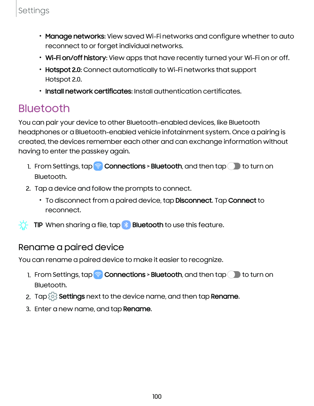 Bluetooth Galaxy Tab S7 FE AT&T