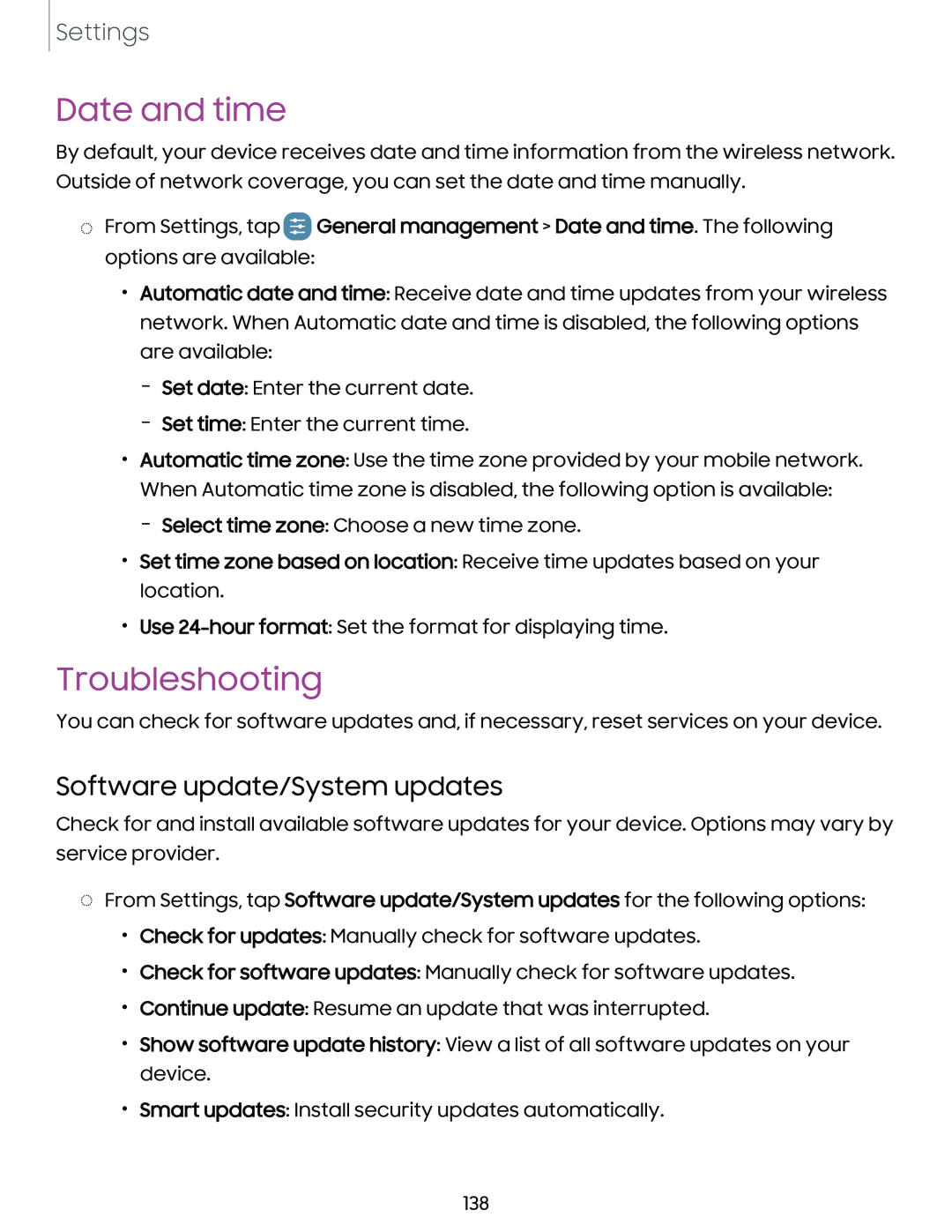 Software update/System updates Galaxy Tab S7 FE AT&T