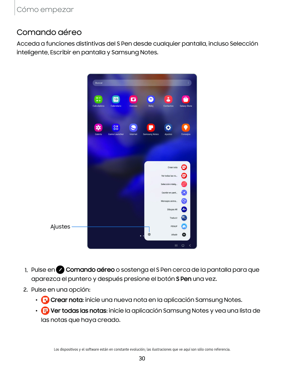 Comando aéreo Galaxy Tab S7 FE AT&T