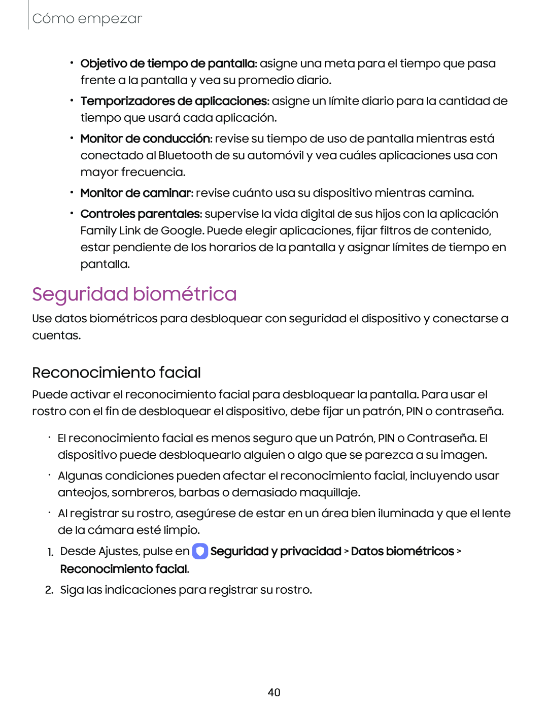 Reconocimiento facial Seguridad biométrica