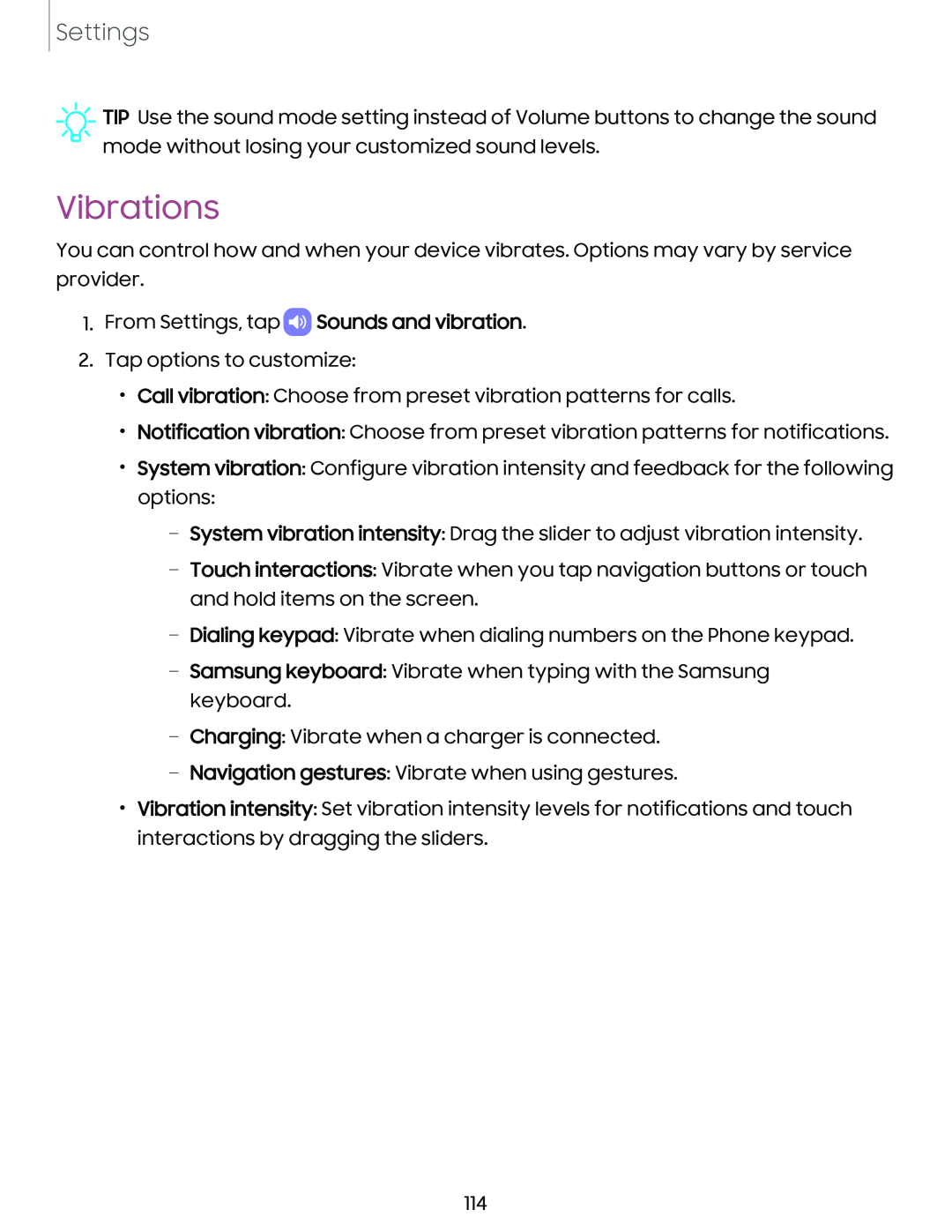 Vibrations Galaxy Tab S9+ Charter