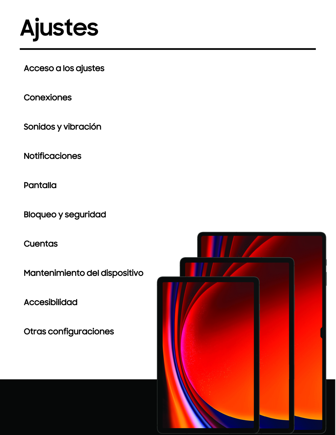 Ajustes