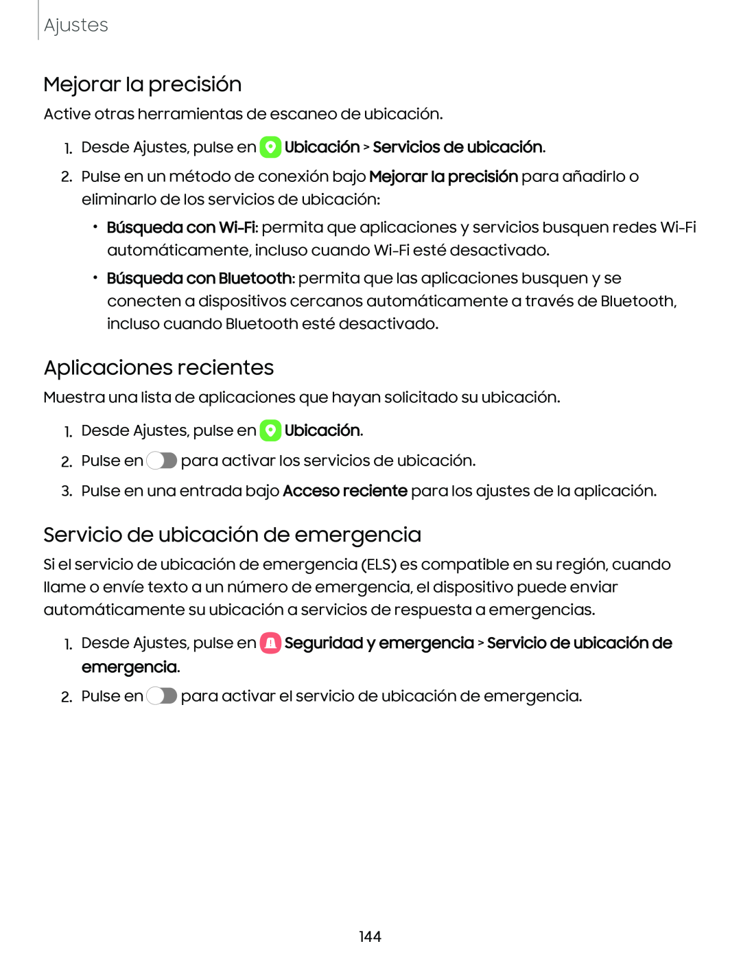 Mejorar la precisión Aplicaciones recientes