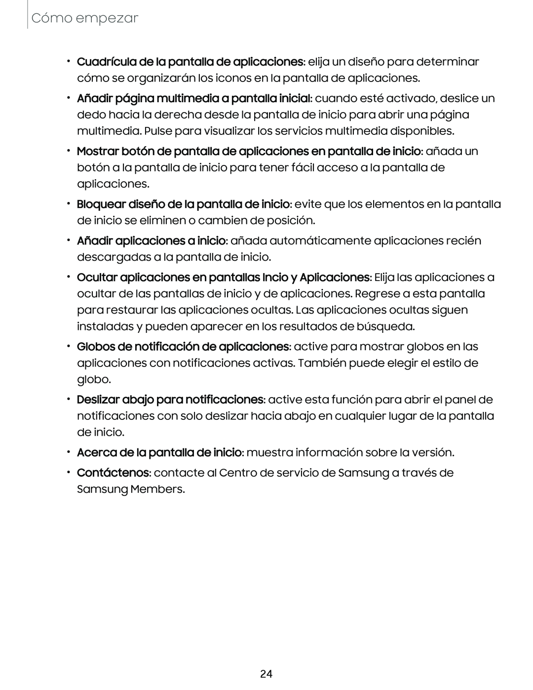 Globos de notificación de aplicaciones Galaxy Tab S9+ Charter