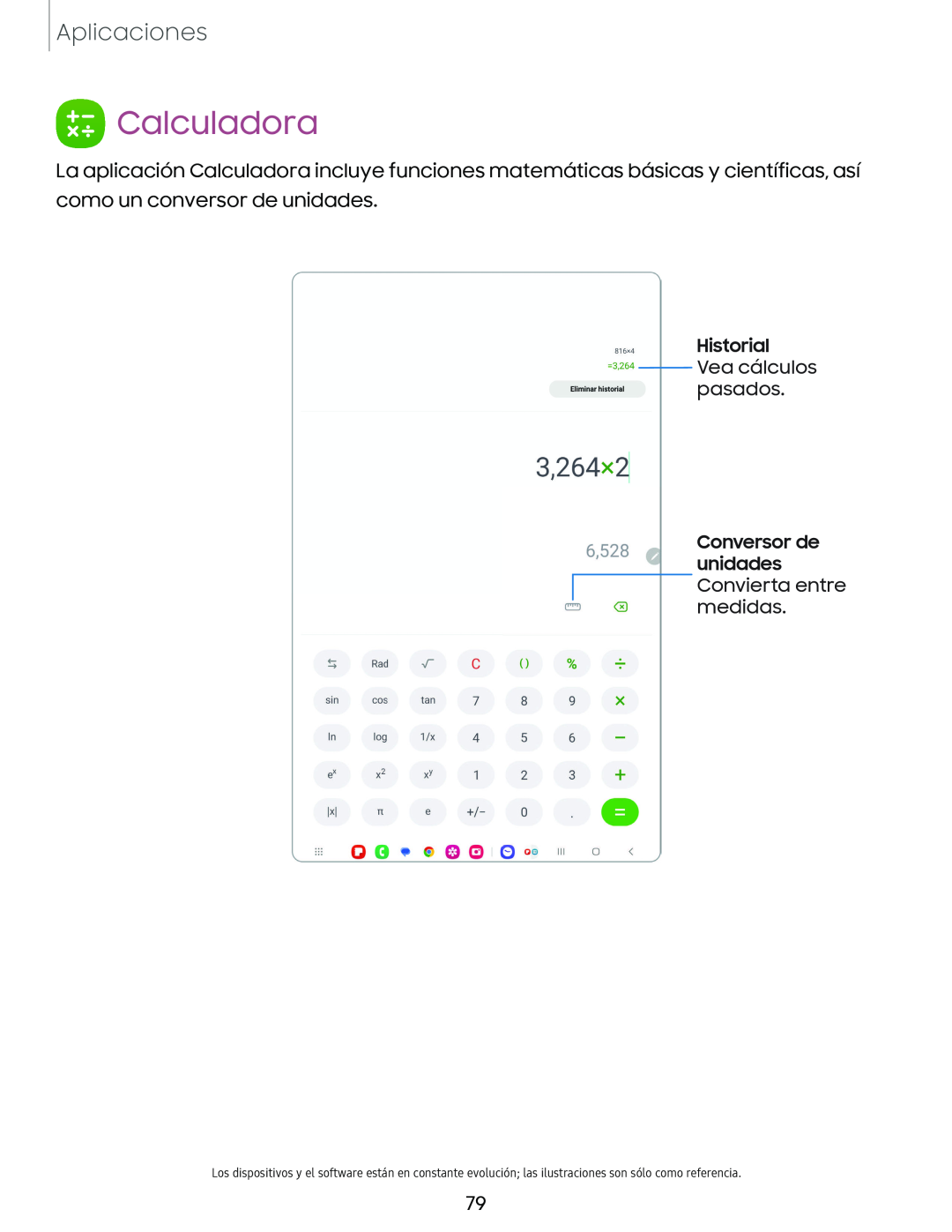 Calculadora Galaxy Tab S9+ Charter