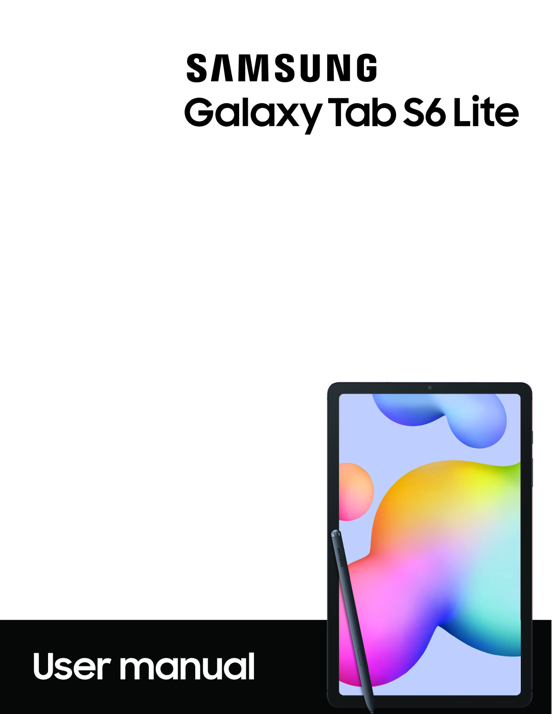 User manual Galaxy Tab S6 Lite 2022