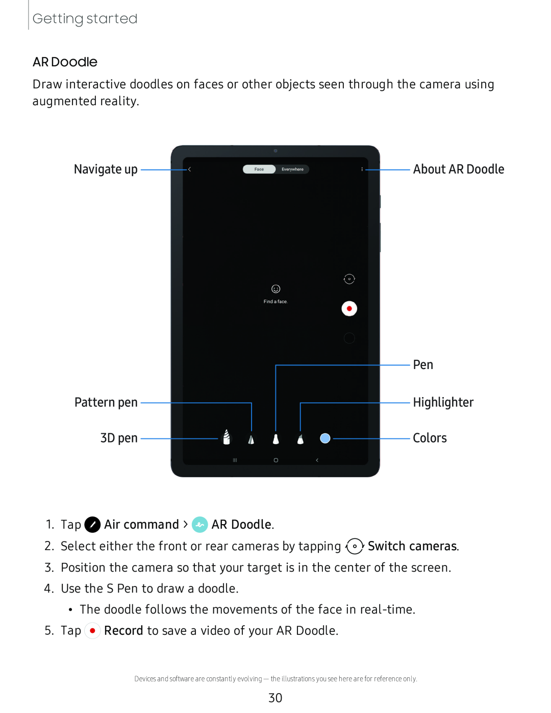 Navigate up Galaxy Tab S6 Lite 2022