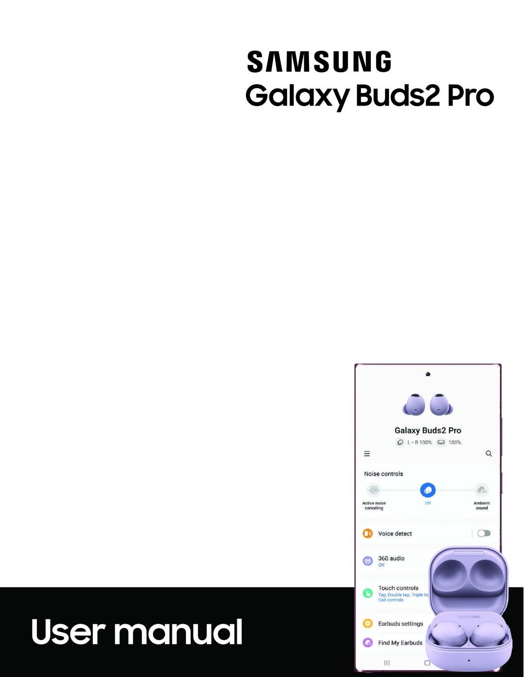 User manual Galaxy Buds Galaxy Buds2 Pro