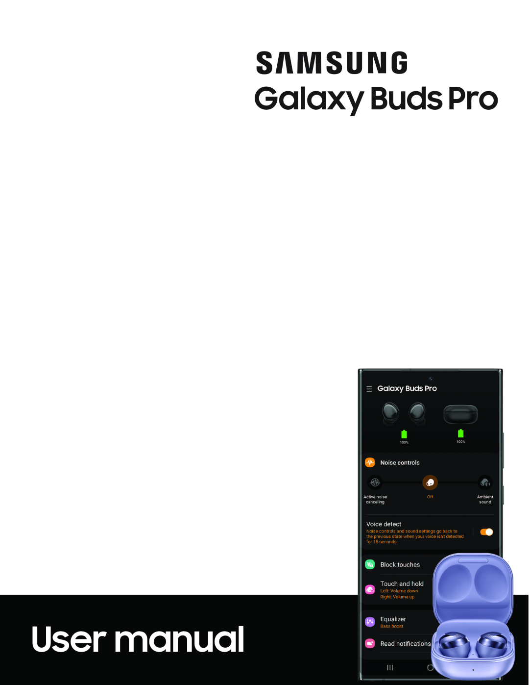 User manual Galaxy Buds Galaxy Buds Pro