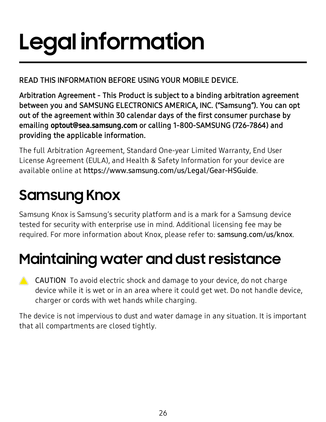 Maintaining water and dust resistance Galaxy Buds Galaxy Buds Pro